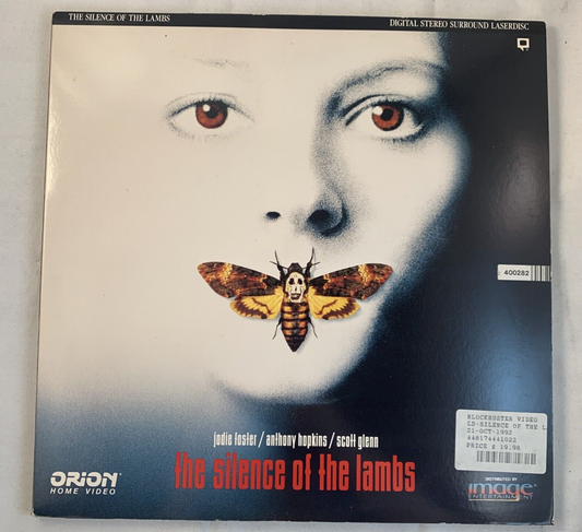 The Silence of the Lambs (Extended Play CLV Laserdisc, 1991) - Tested & Working