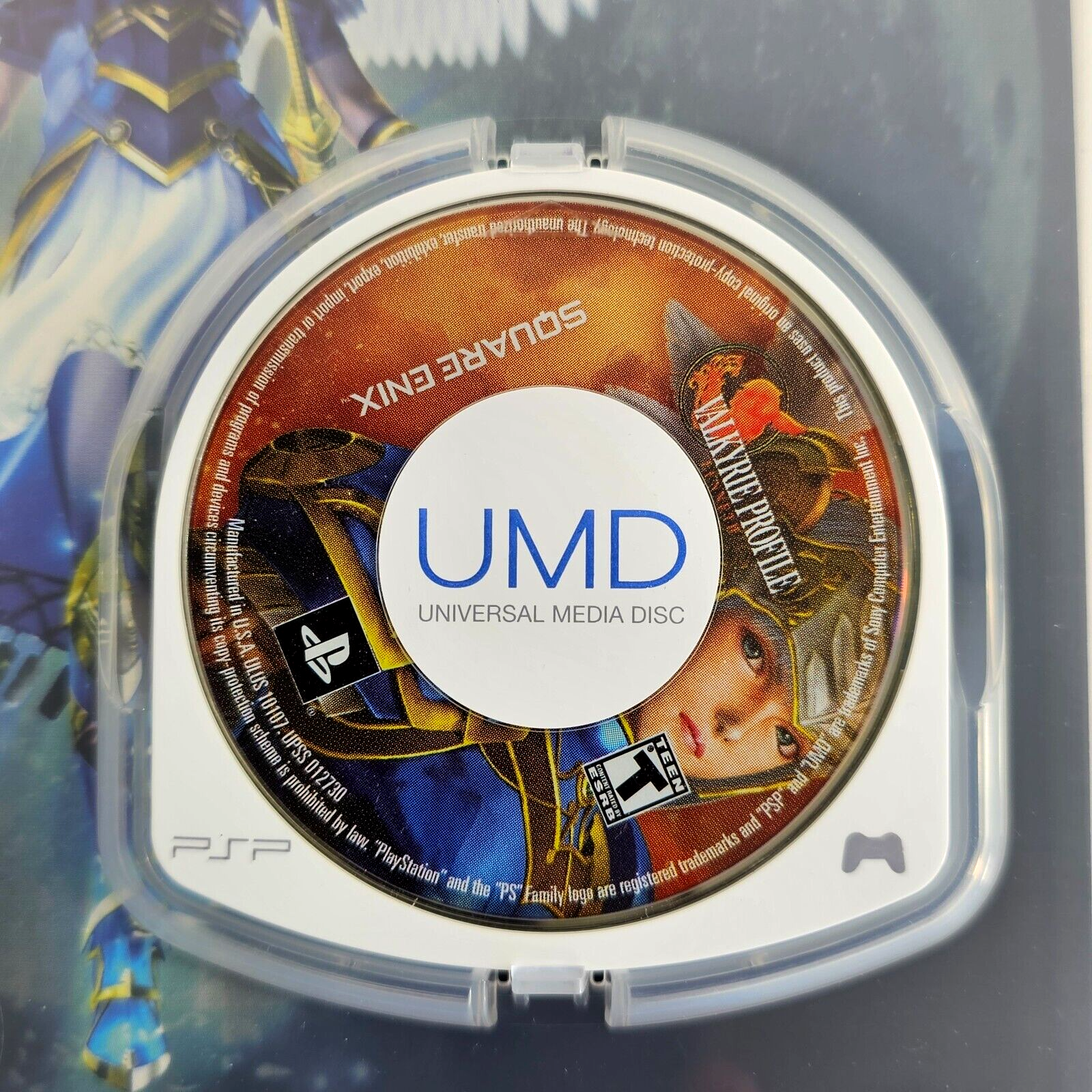 Valkyrie Profile: Lenneth (Sony PSP, 2006) Game Case Manual Registration Card