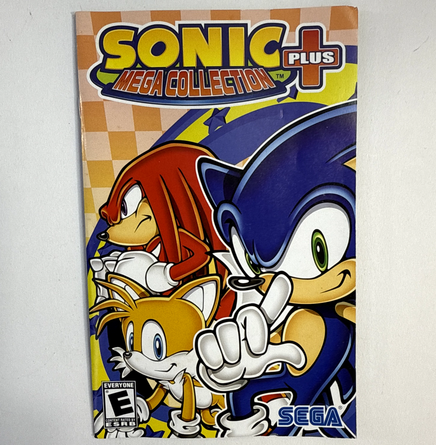 Sonic Mega Collection Plus (Sony PlayStation 2, 2004) Game Case Manual - Tested