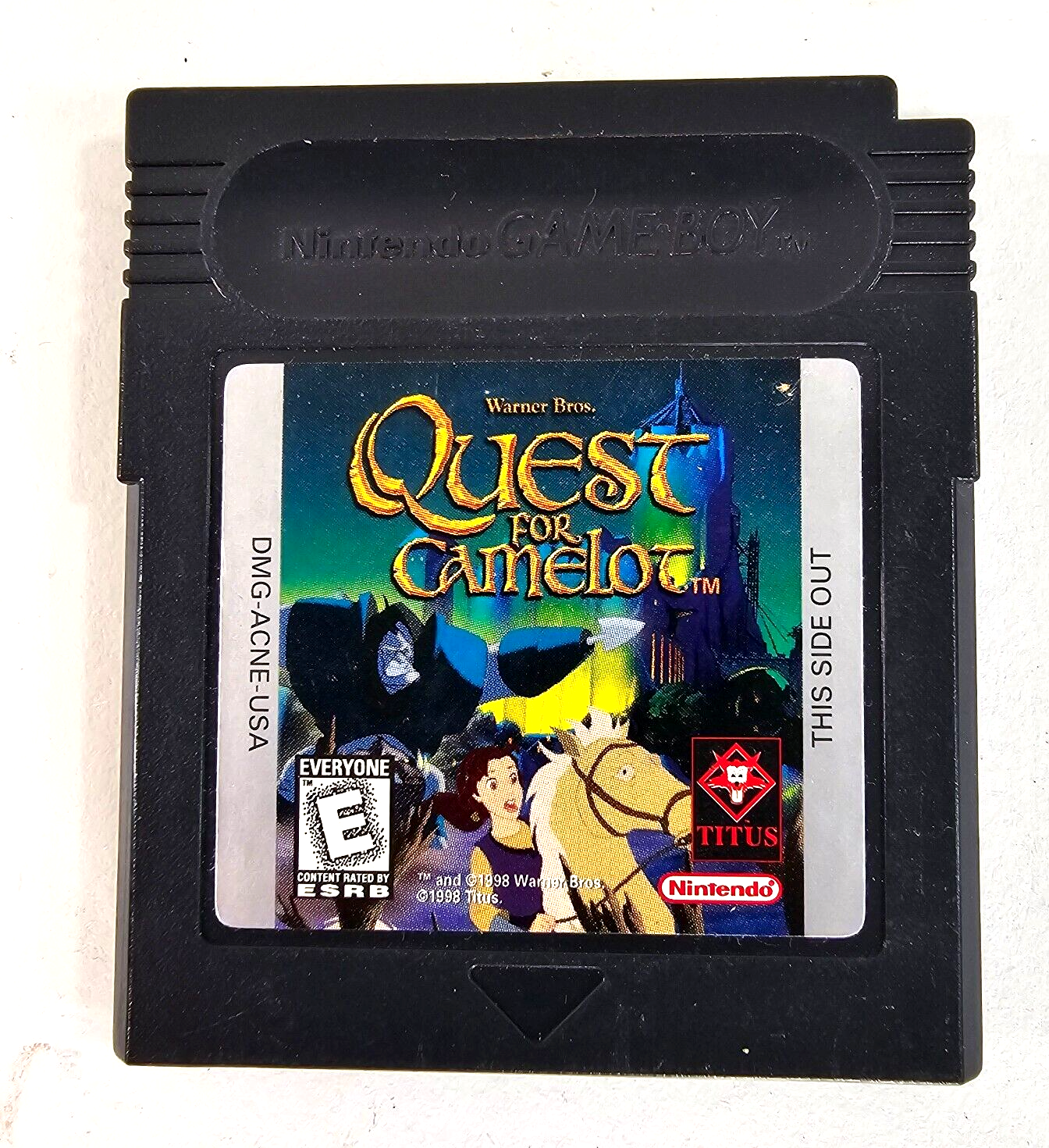 Quest for Camelot (Nintendo Gameboy Color, 1998) Game Cartridge Only
