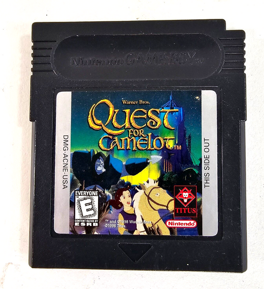 Quest for Camelot (Nintendo Gameboy Color, 1998) Game Cartridge Only