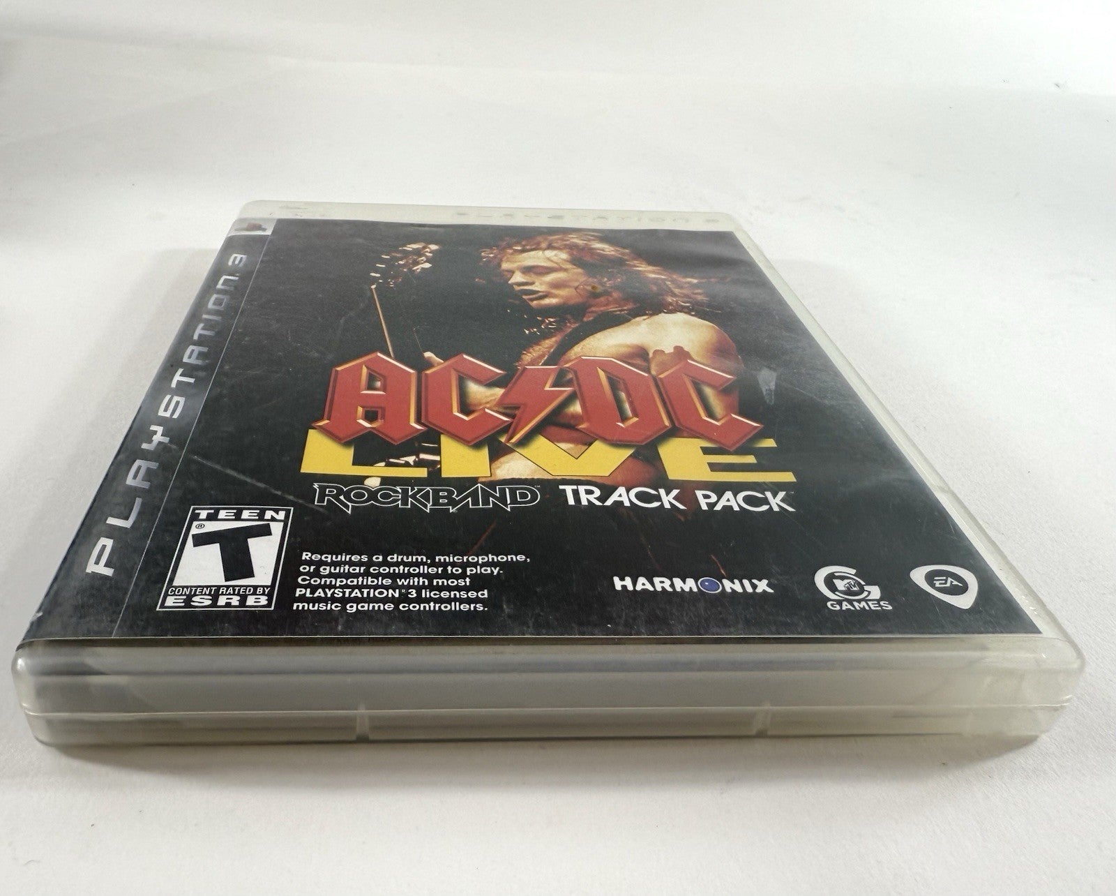 AC/DC Live: Rock Band Track Pack (Sony PlayStation 3, 2008) Game, Case, Manual