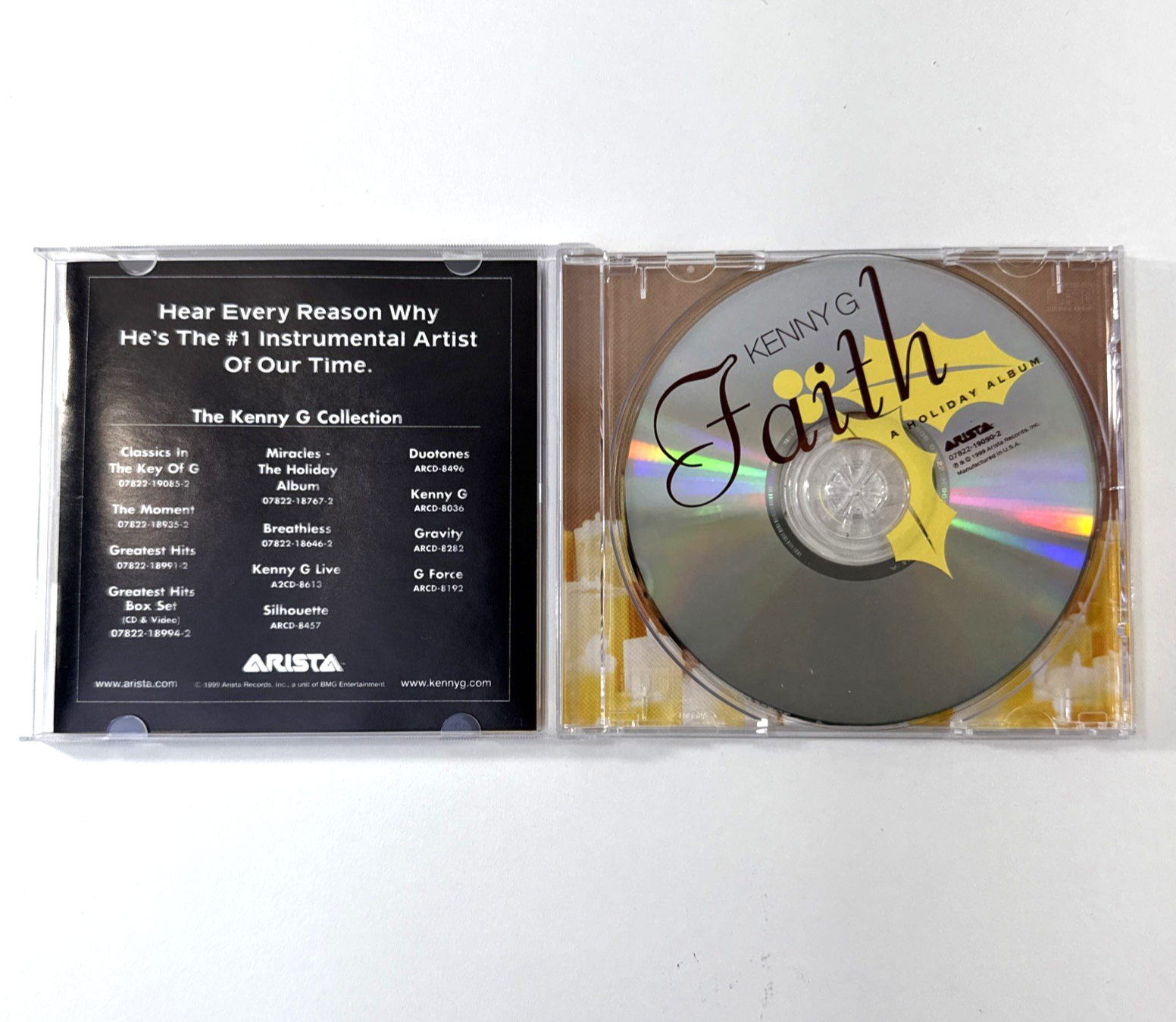 Miracles: the Holiday Album by Kenny G (CD bundle) Faith, Classics in the Key of