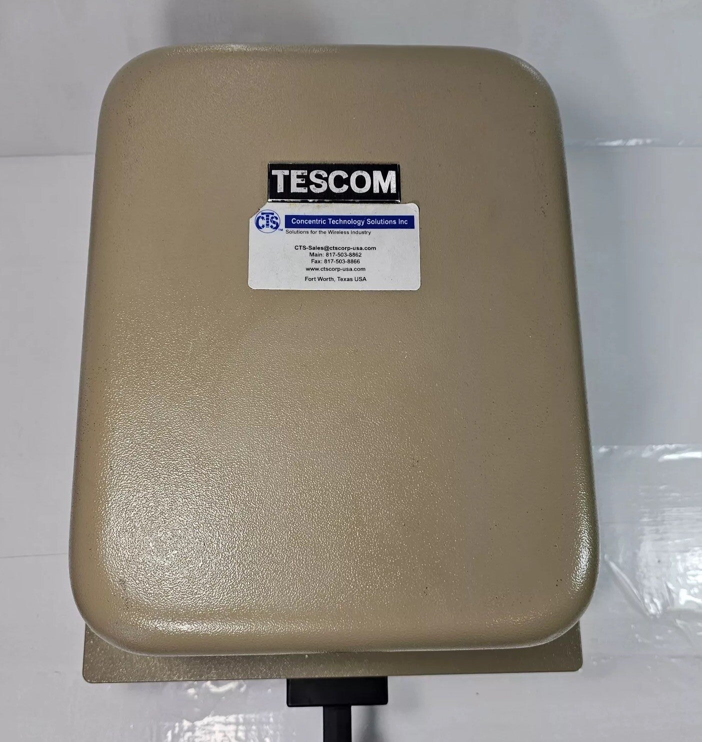 TESCOM TC-5915A RF Shield Box Radio Frequency Test Equipment Laboratory Telecom