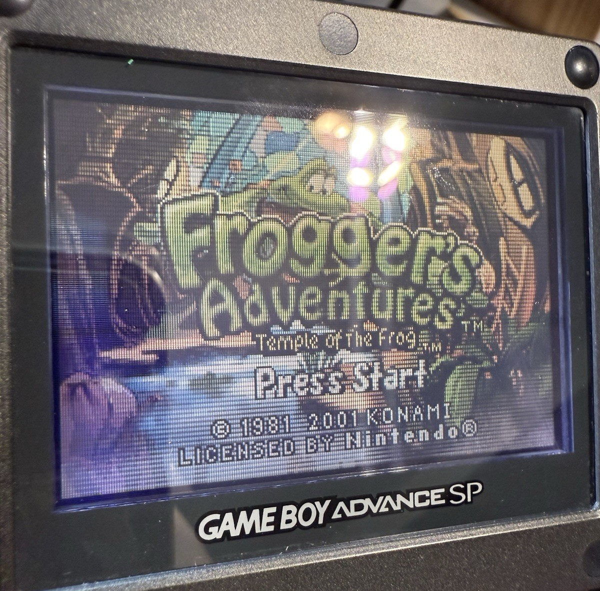 Frogger's Adventures: Temple of the Frog (GameBoy Advance, 2001) Game Cartridge