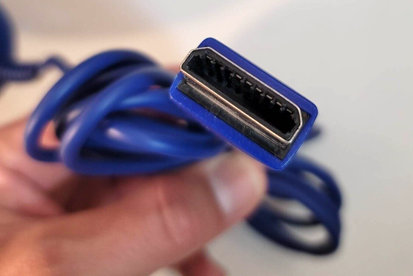 Gunz Blue Arcade Action Shooter Light Gun for Sega Saturn - Tested and Working