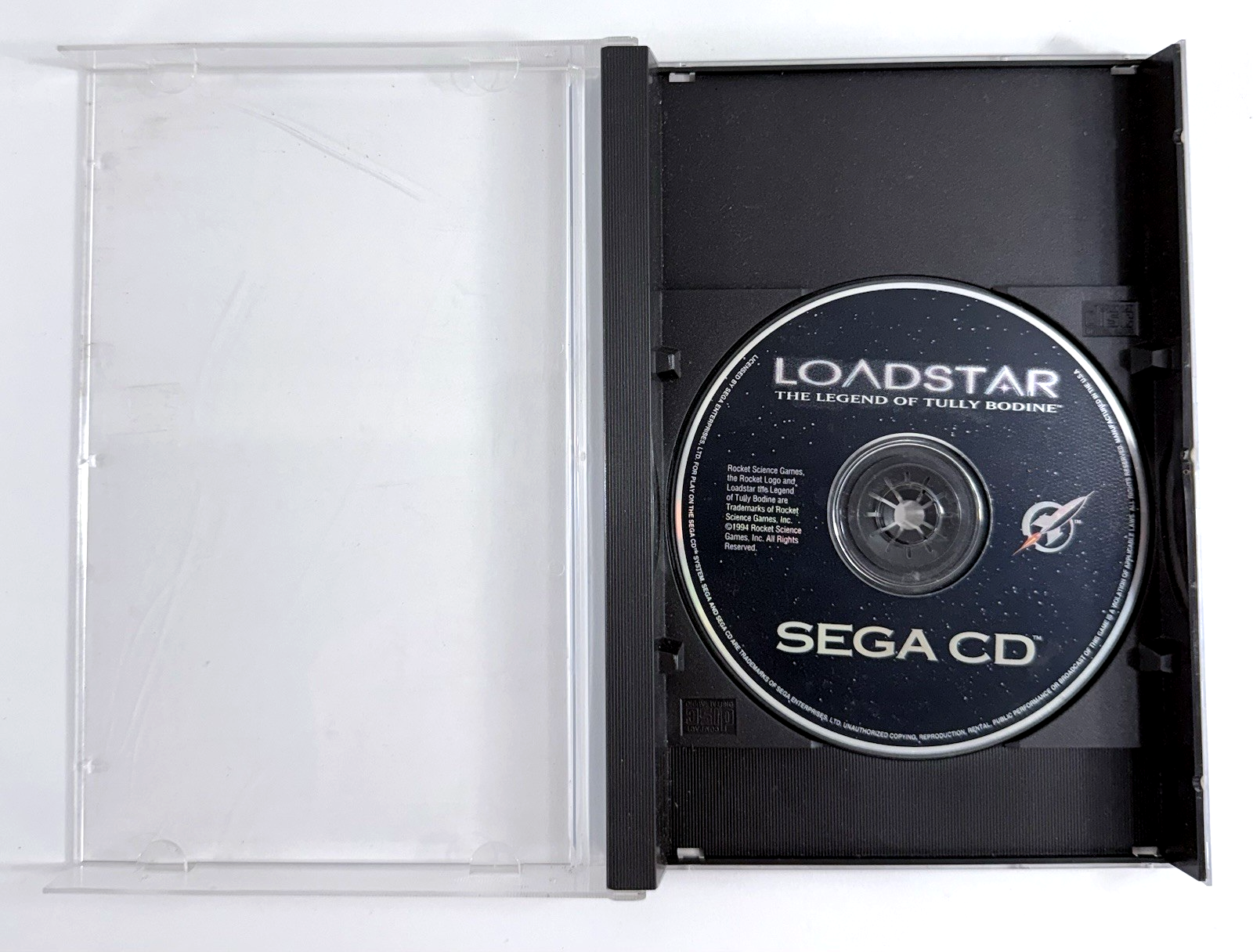 Loadstar: The Legend of Tully Bodine (Sega CD, 1994) Game and Case - Tested