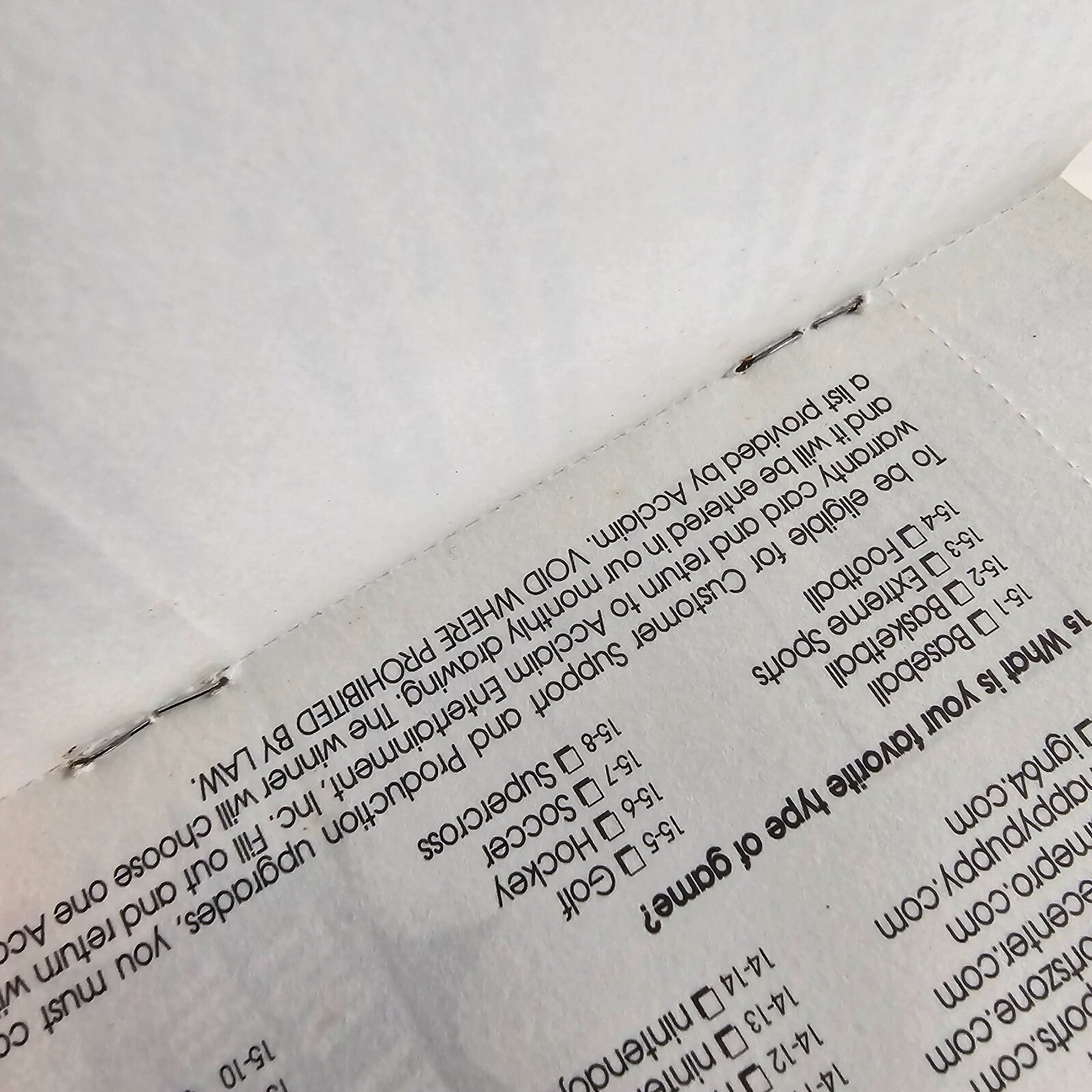 WWF Attitude (Sony PlayStation 1, 1999) Game Case Manual Registration Card