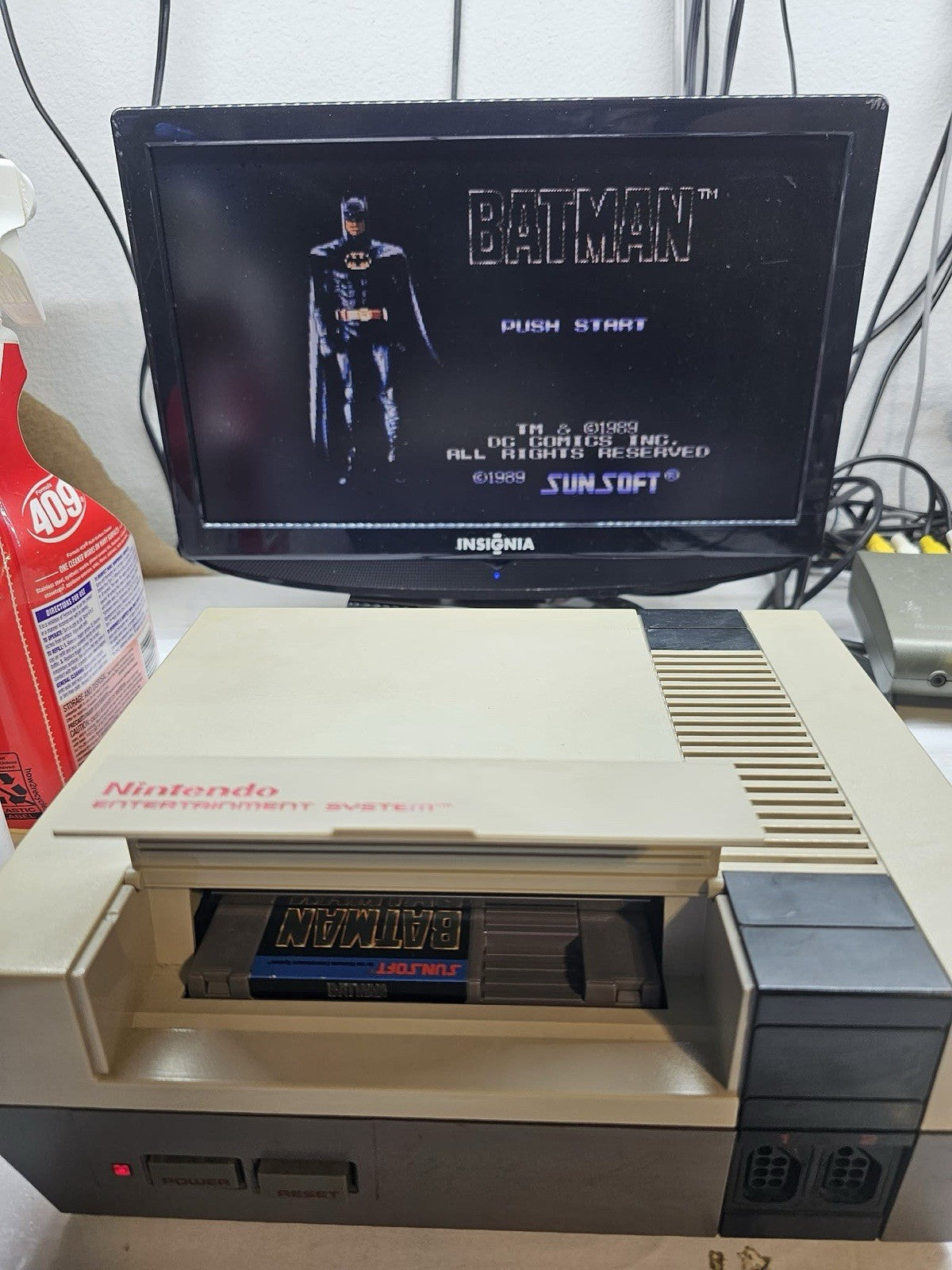 Batman: The Video Game (Nintendo Entertainment System, 1990) Game Cartridge