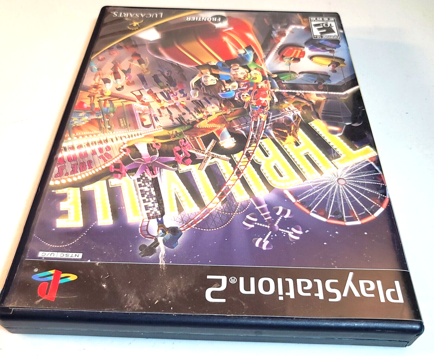 Thrillville (Sony PlayStation 2, 2006) Game Case Manual - Tested and Working