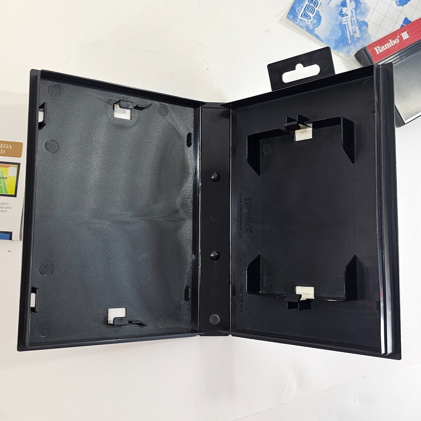 Rambo III (Sega Master System, 1988) Game Case Manual Poster - Tested