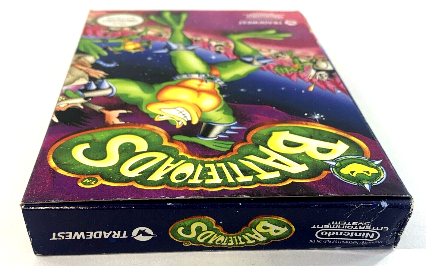 Battletoads (Nintendo NES, 1991) Game Box Manual Poster Foam -Tested and Working