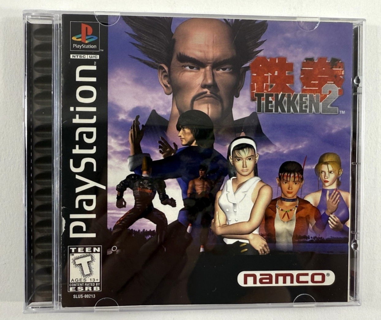 Tekken 2 (Sony PlayStation 1, 1996) Game Case Manual Registration- Tested - Read