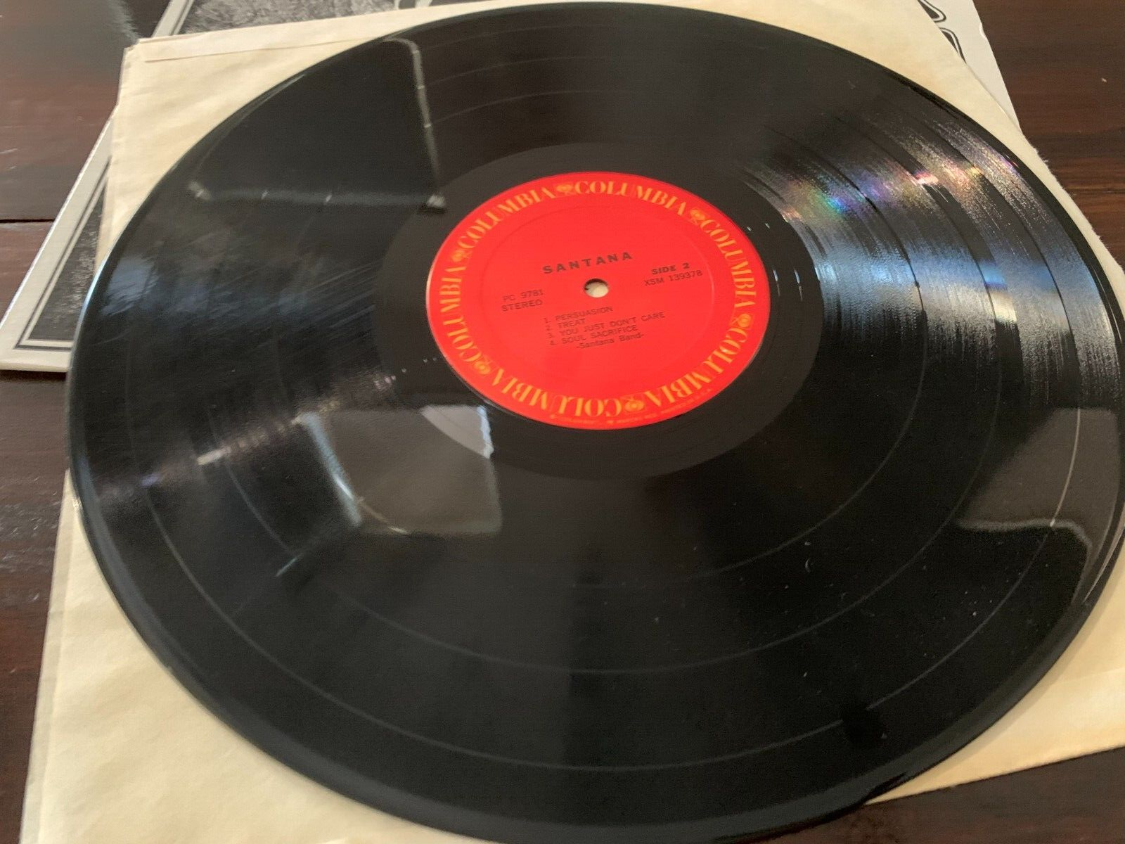 Santana by Santana (Record, 1970 reprint) - Tested