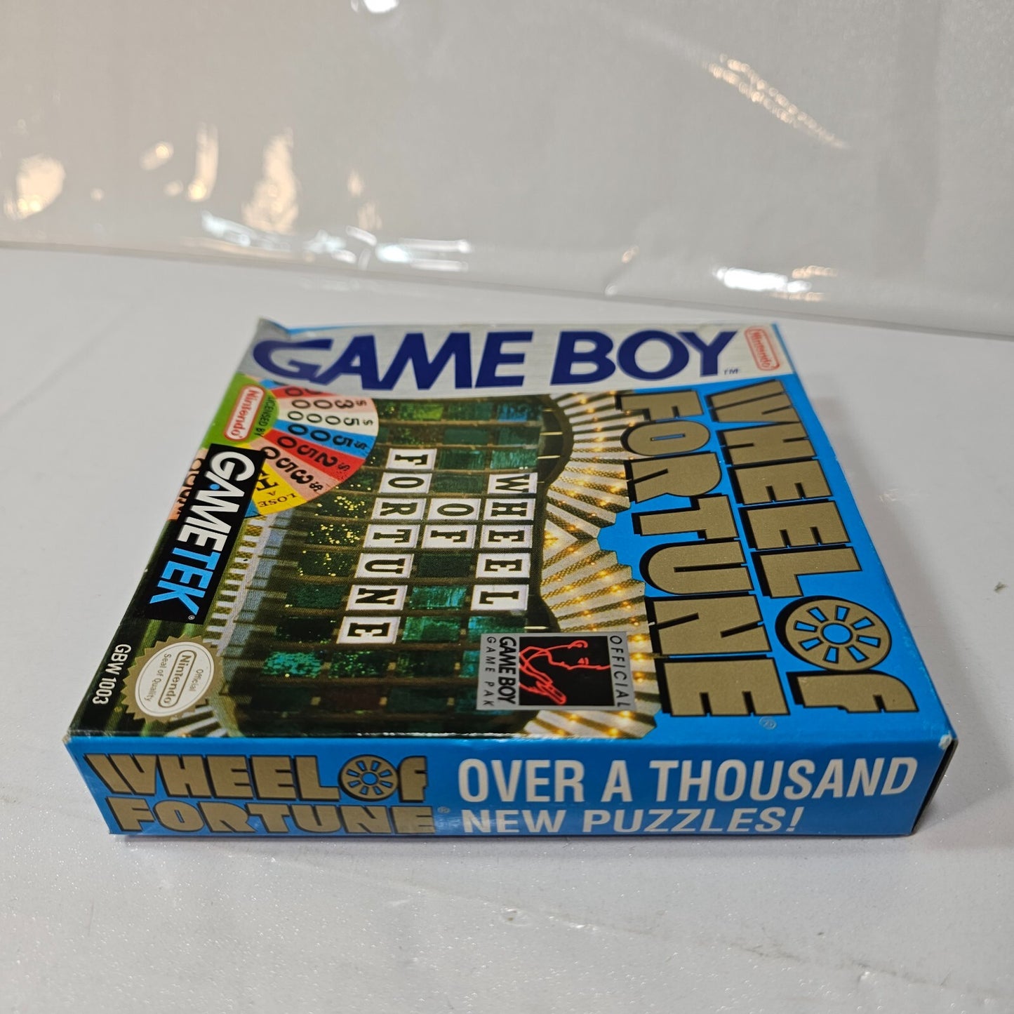 Wheel of Fortune (Nintendo Gameboy, 1990) CIB Game Box Manual Inserts