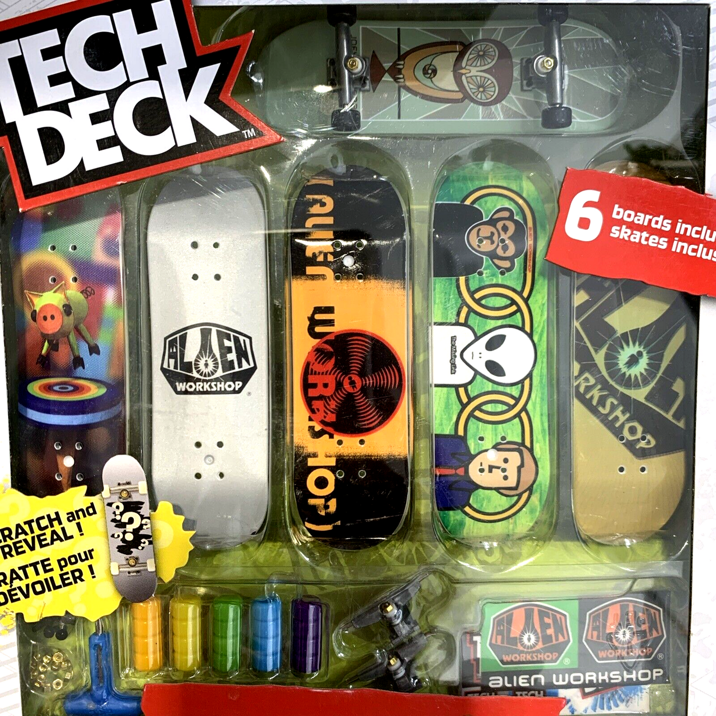 Spin Master Tech Deck Sk8shop Bonus Pack Alien Theme - New, Sealed