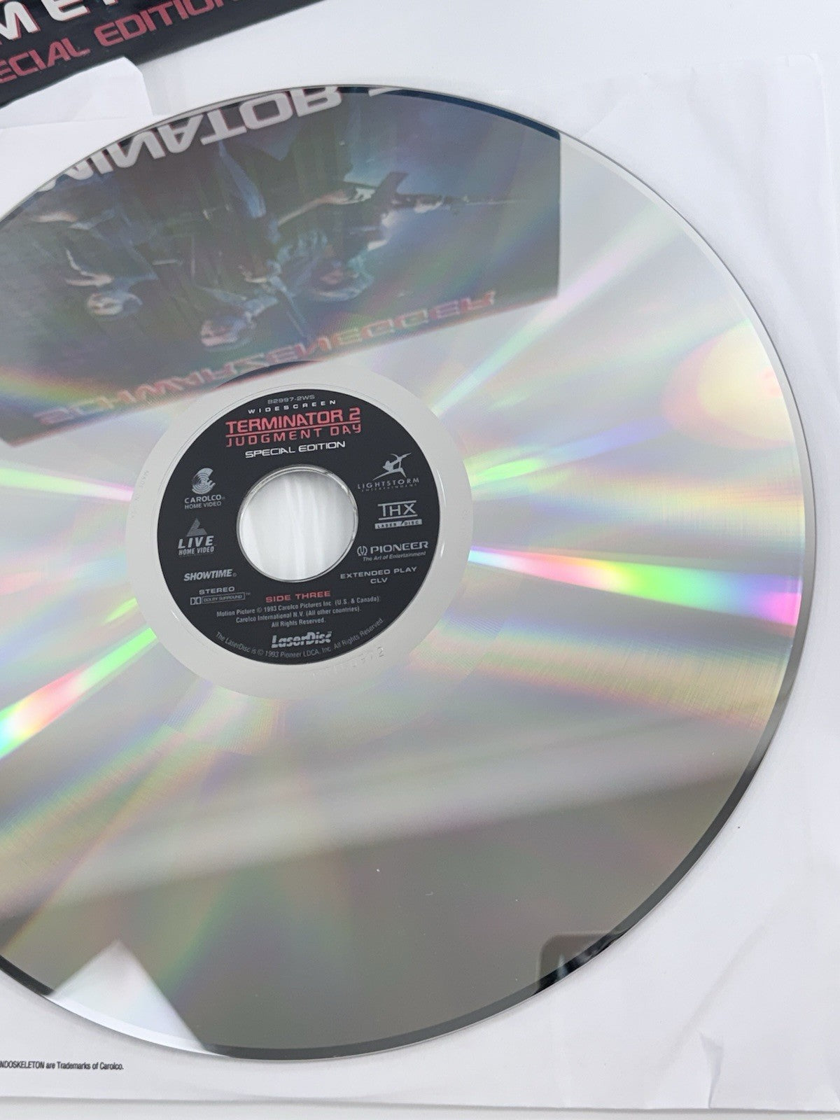 Terminator 2: Judgment Day (Laserdisc, 1993, Widescreen Special Edition) Tested