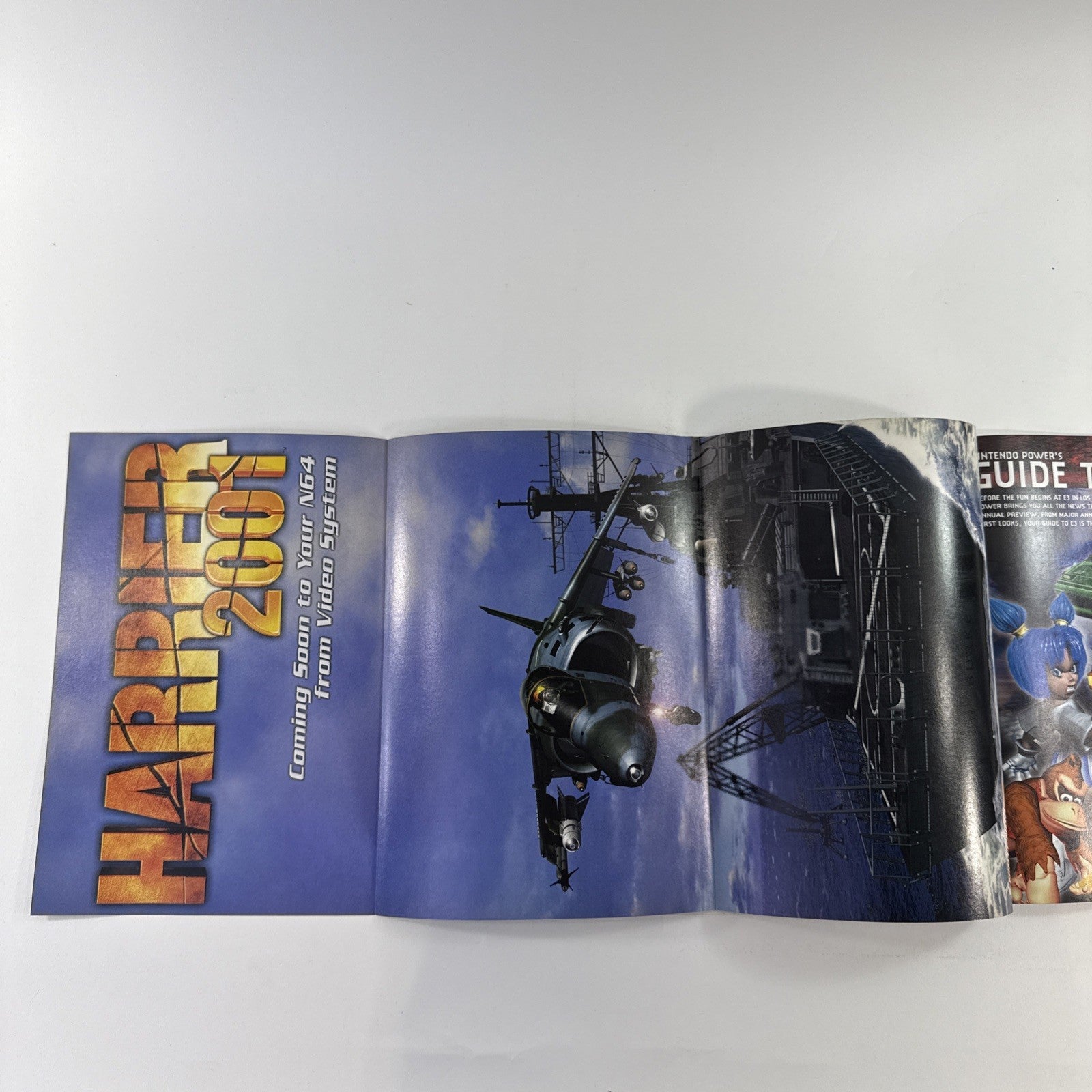 Nintendo Power Magazine Vol. 120 May 1999 with Harrier 2001 Poster and Inserts