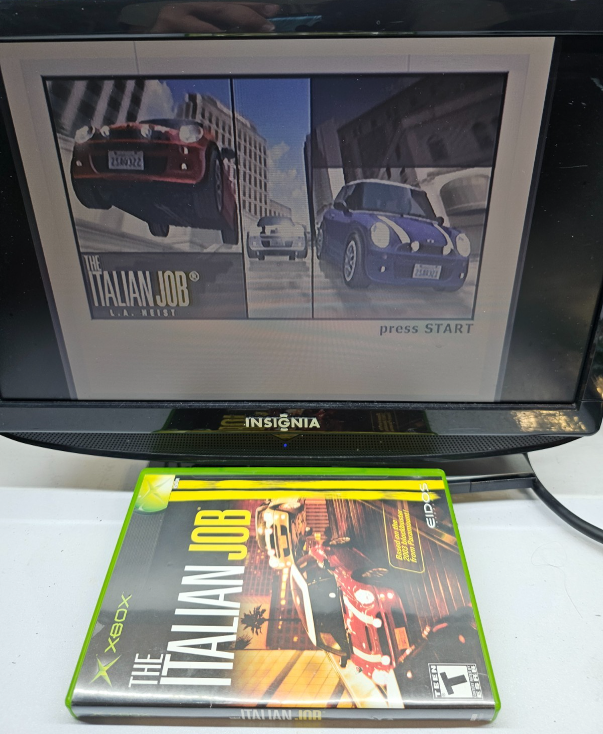 The Italian Job (Microsoft Xbox, 2003) Game and Case - Tested and Working