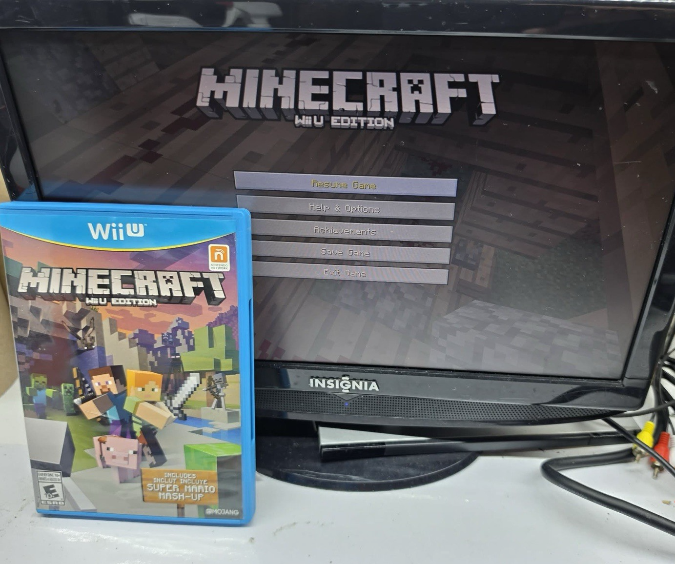 Minecraft: Wii U Edition (Wii U, 2015) Game Case Manual - Tested
