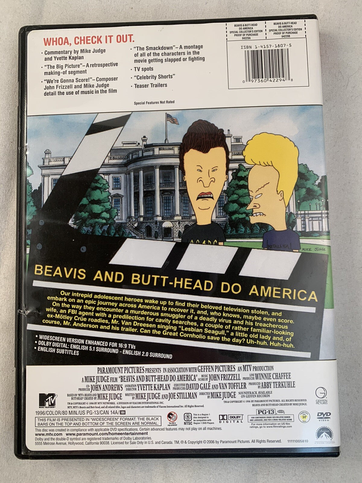 Beavis and Butt-head: Mike Judge Vol 1 (DVD bundle) Beavis Butt-head Do America