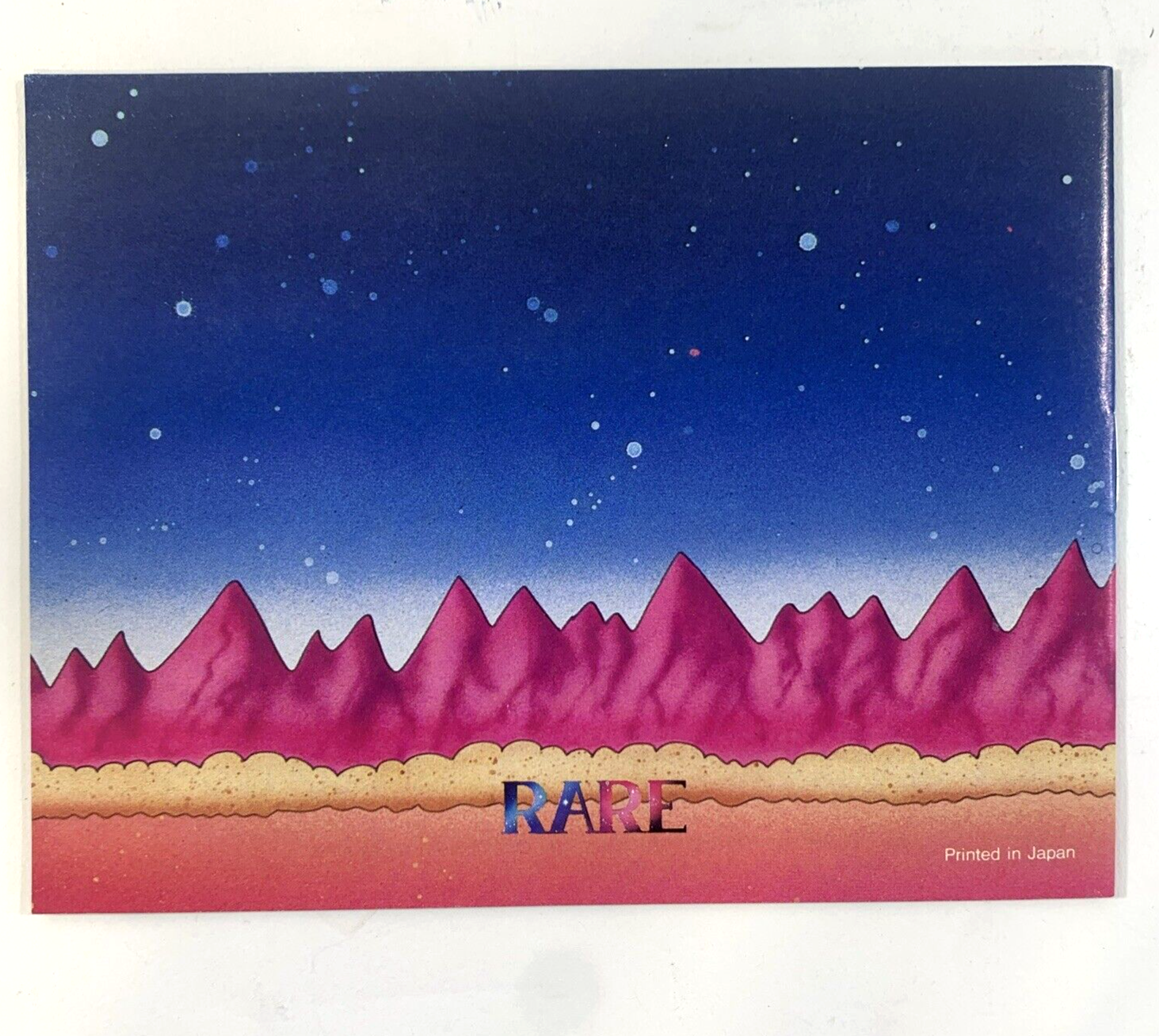 Battletoads (Nintendo Entertainment System, 1991) Game Box Manual Poster Foam