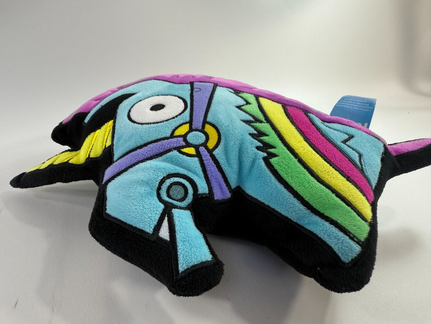 Fortnite 2019 Epic Games 12" Rainbow Unicorn Head Throw Pillow
