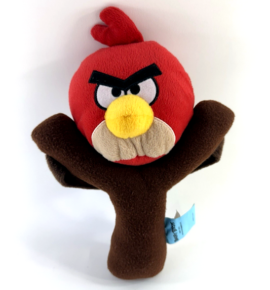 Rovio 2012 Angry Birds 12”Red Bird On Slingshot Plush