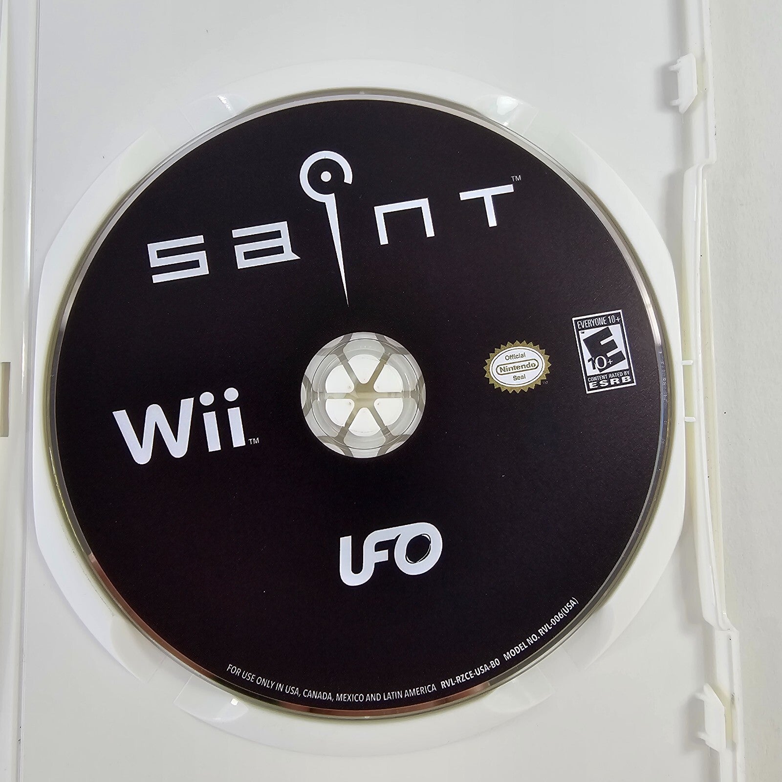 Saint (Nintendo Wii, 2009) Game Case Manual - Tested and Working