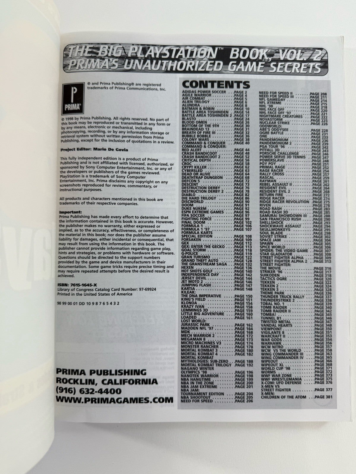 Prima's Unauthorized Big PlayStation Book (Paperback Bundle) Volume 1 and 2