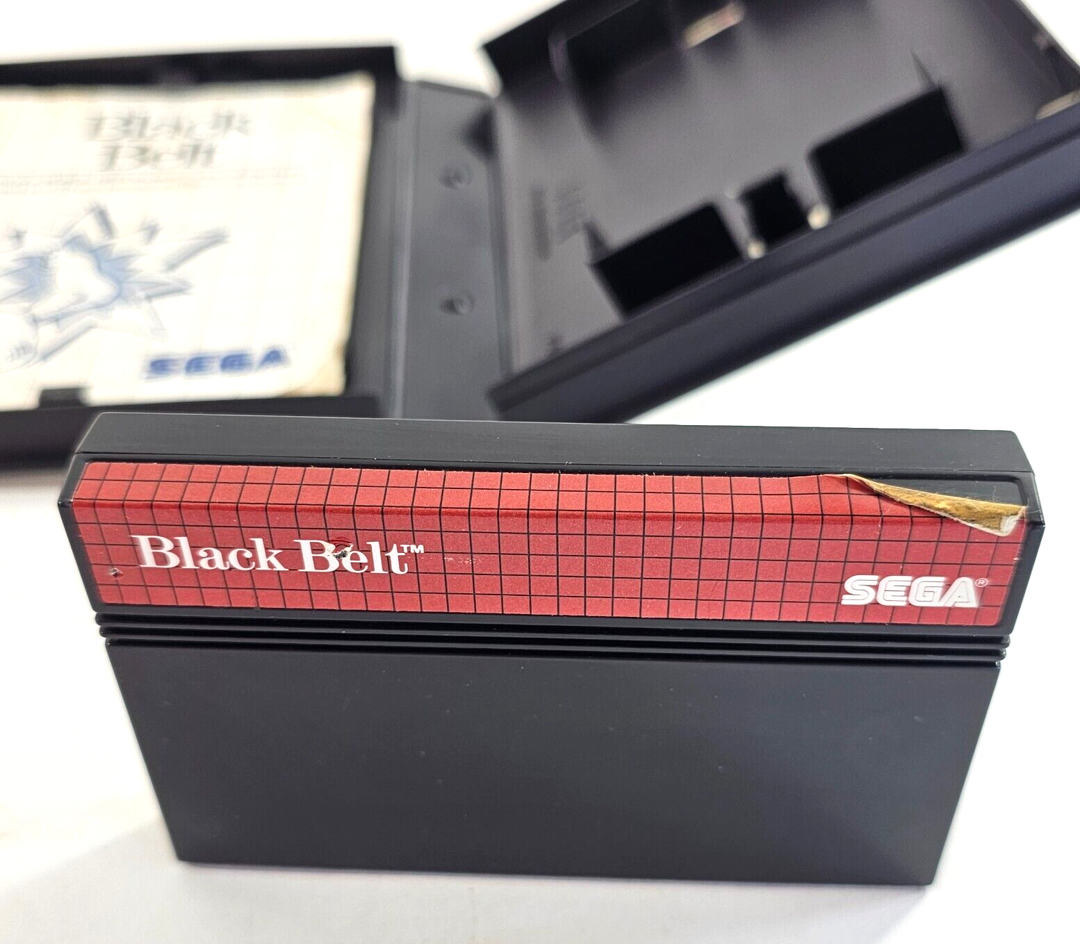 Black Belt (Sega Master System, 1986) Game Case Manual  - Tested and Working