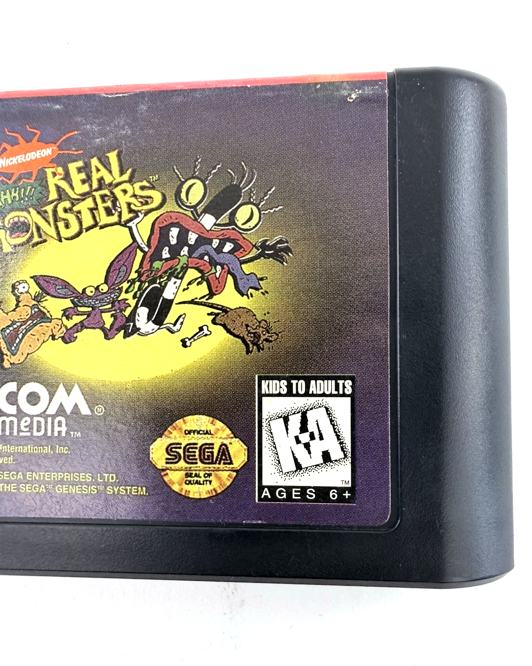 AAAHH Real Monsters (Sega Genesis, 1995) Game Cartridge - Tested and Working