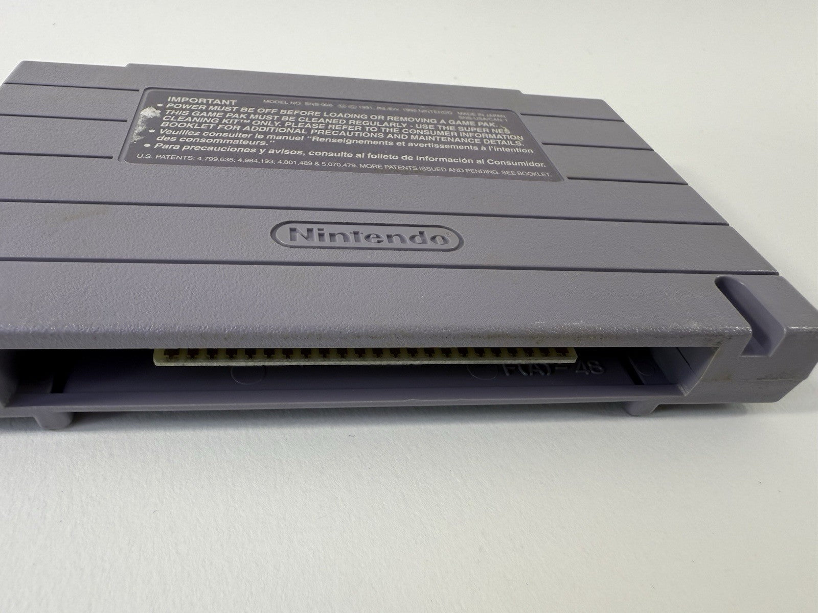 NFL Football (Super Nintendo Entertainment System, 1993) Game Cartridge - Tested