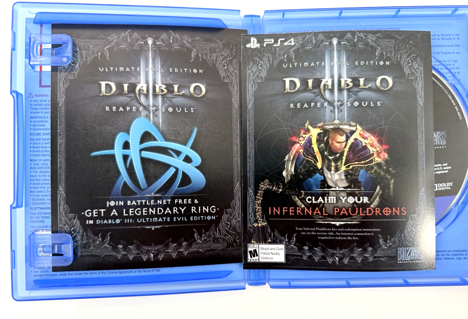Diablo III: Ultimate Evil Edition (PlayStation 4, 2014) Tested and Working