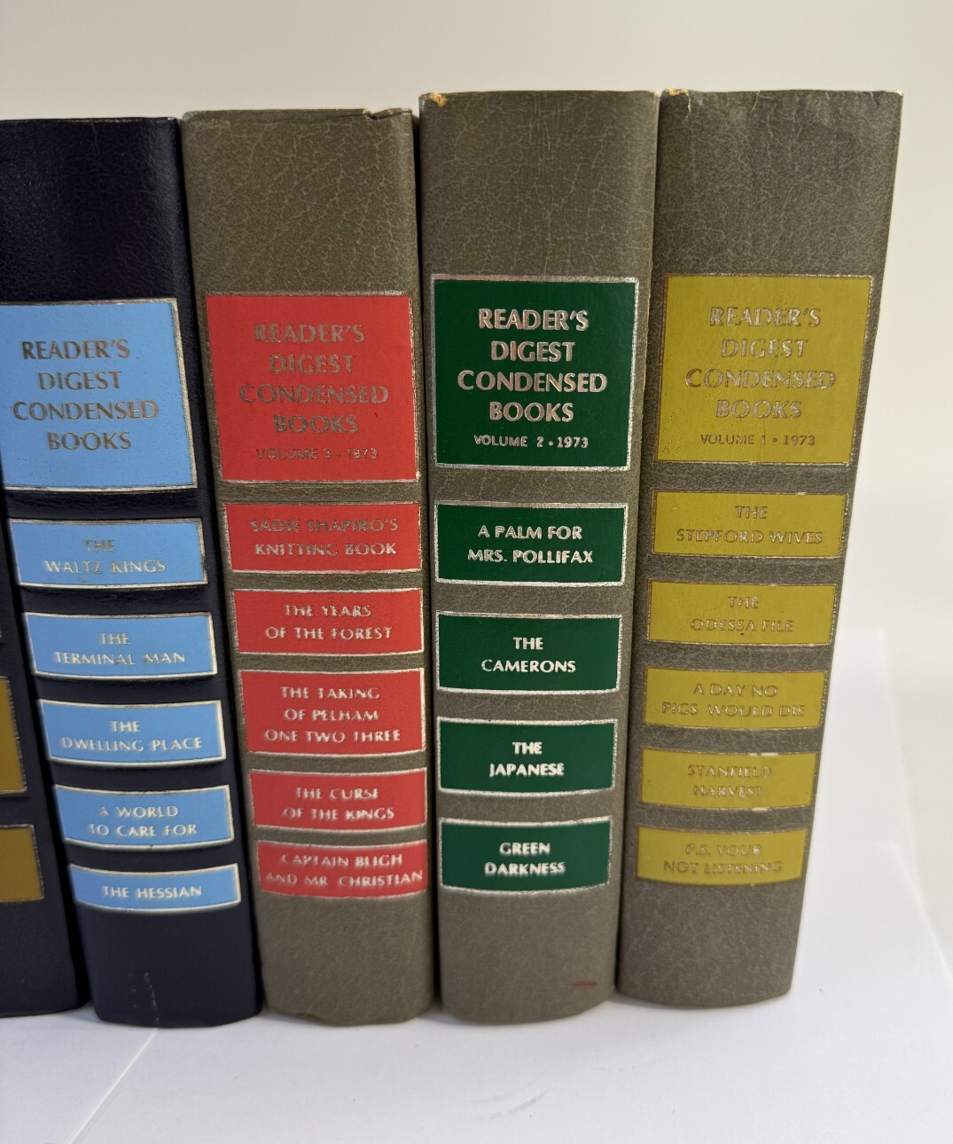 Reader's Digest Condensed Books 1971, 1972, 1973 bundle (10 First Ed. Hardcover)
