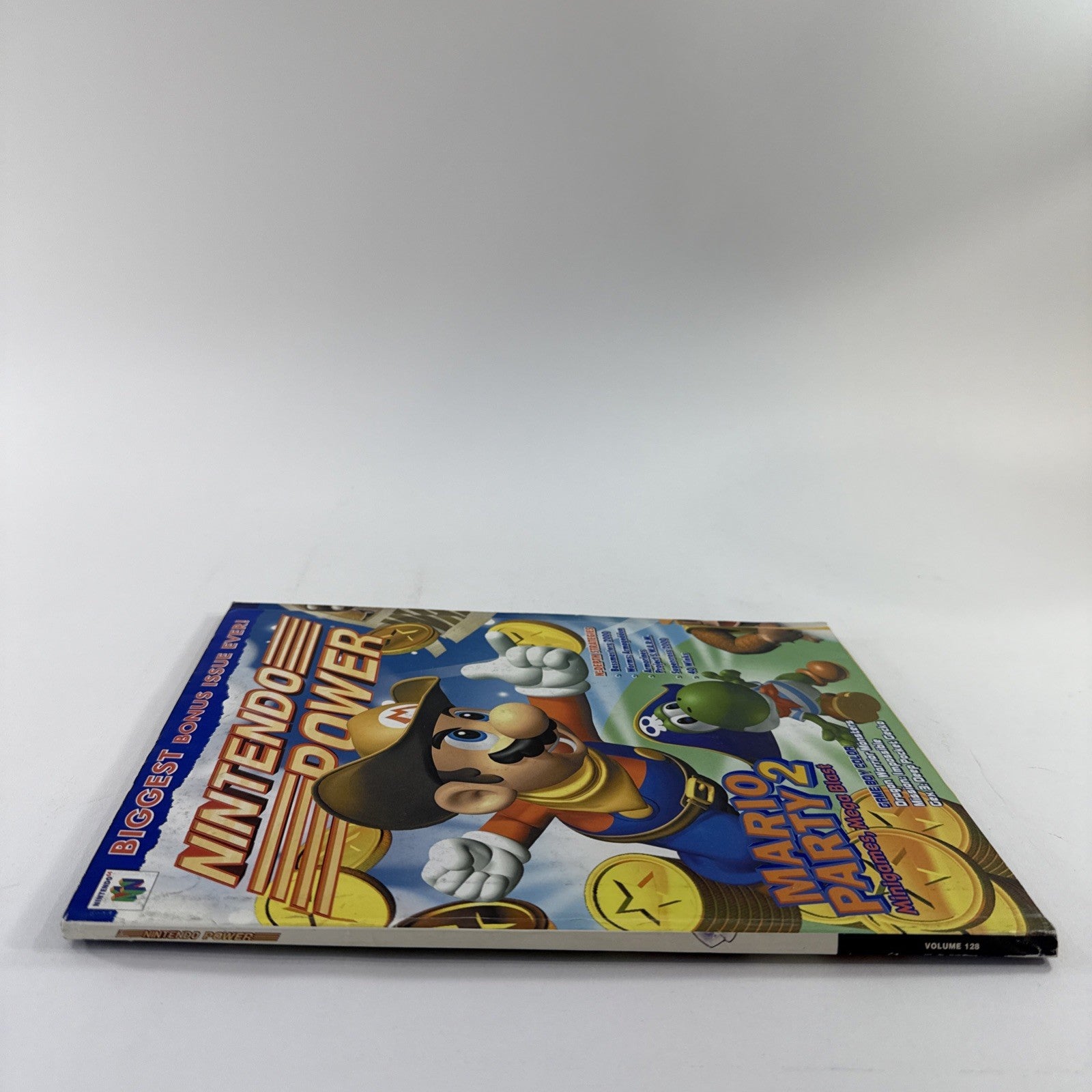 Nintendo Power Magazine Jan. 2000 Vol. 128 Mario Party 2 w/Poster & Comic