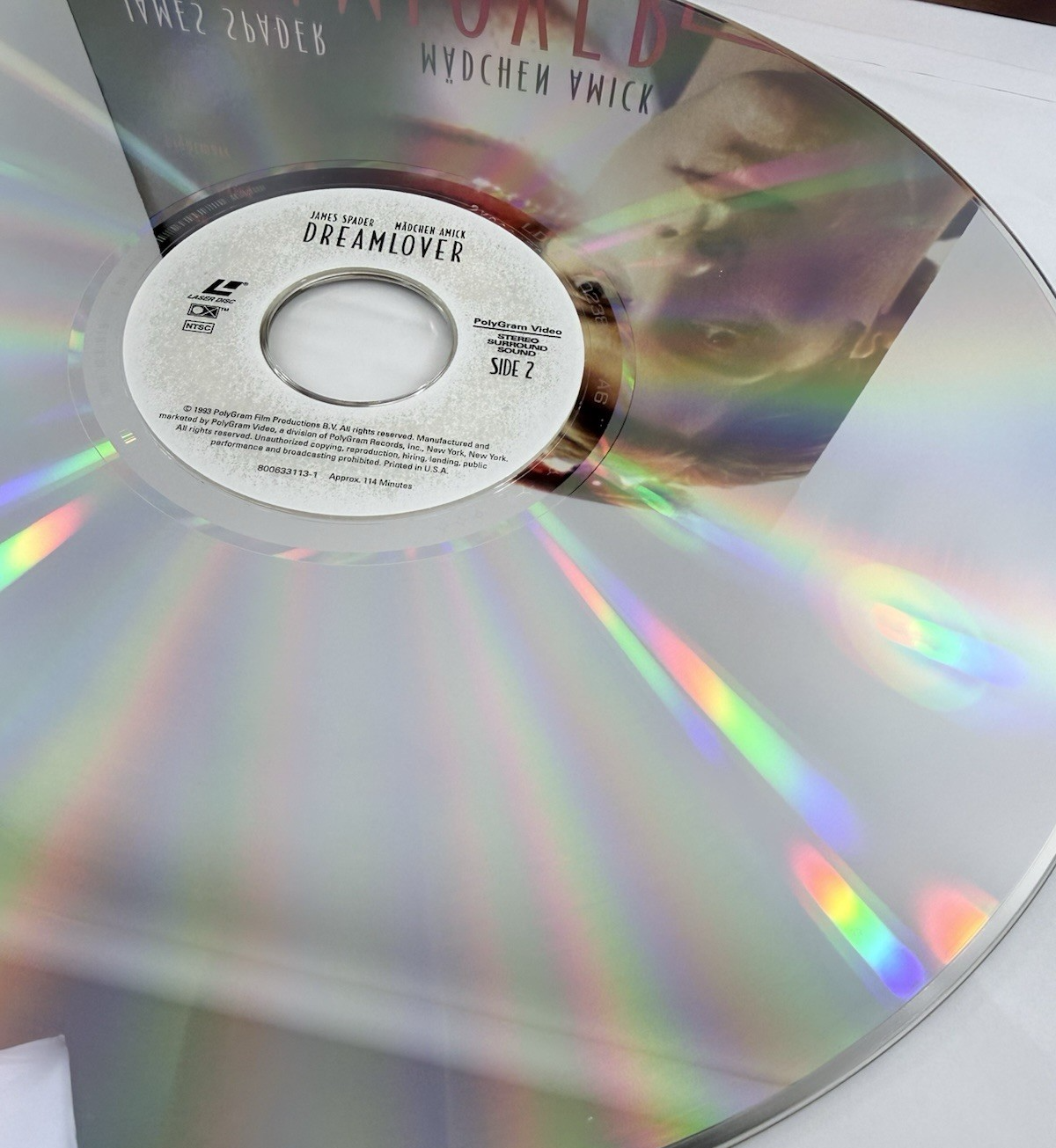 Dream Lover (Laserdisc, 1994, Extended Play) James Spader Madchen Amick - Tested