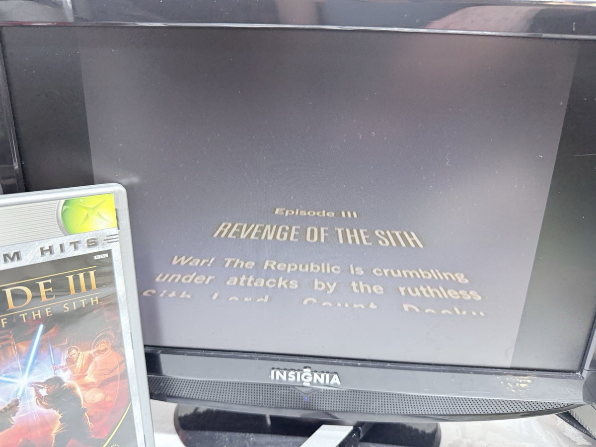 Star Wars Episode III: Revenge of the Sith (Xbox, 2005) Game Case Manual Inserts