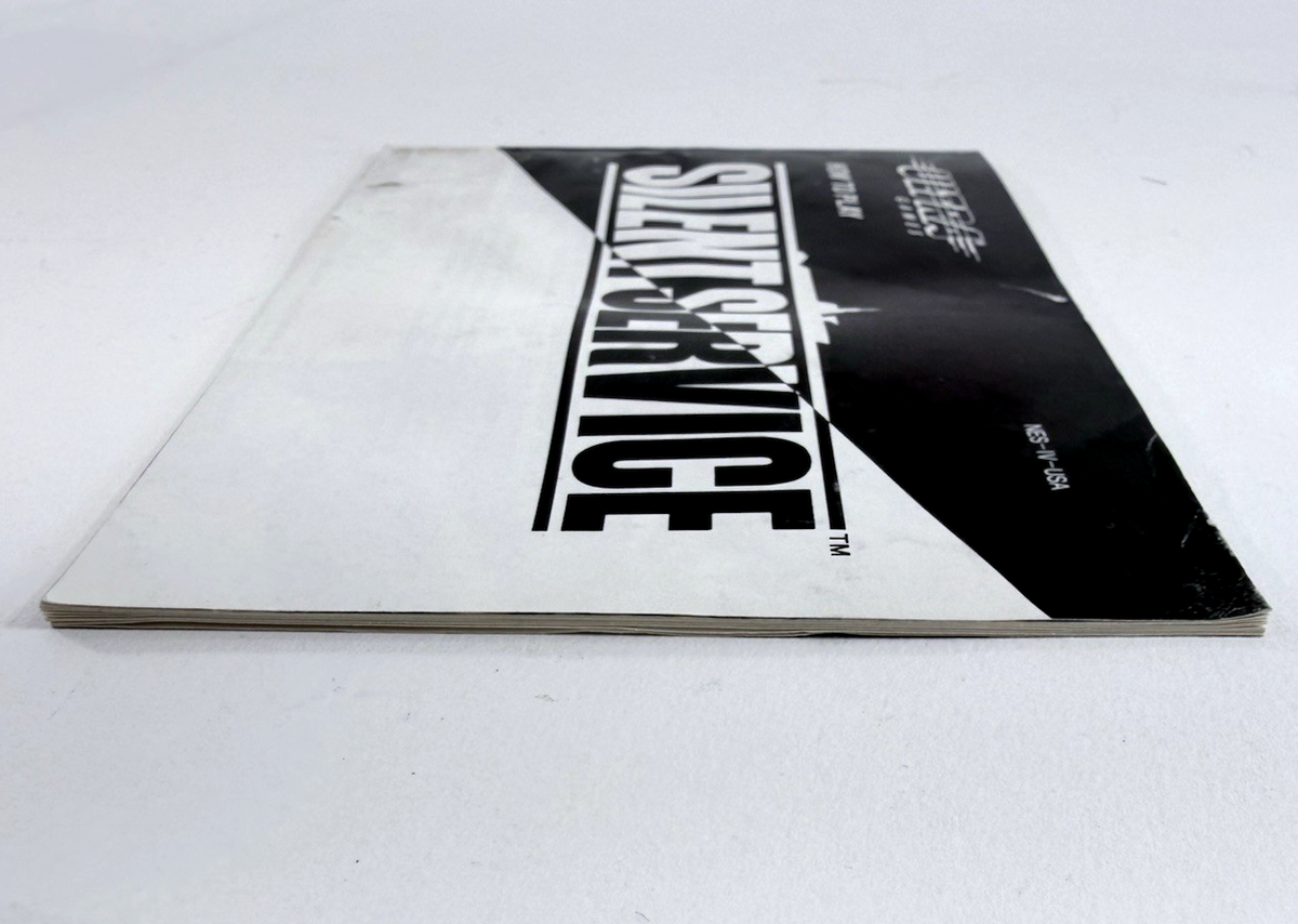 Silent Service (Nintendo Entertainment System, 1989) Game and Manual - Tested