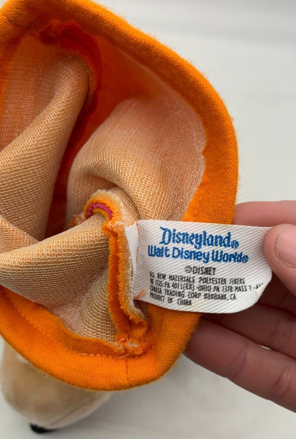 Disneyland Walt Disney World 12" Goofy Hand Puppet Plush