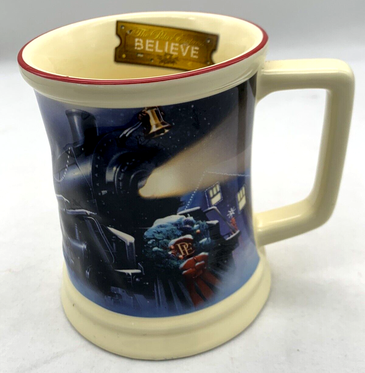 Warner Bros The Polar Express "Believe" Textured Seasonal Coffee Mug