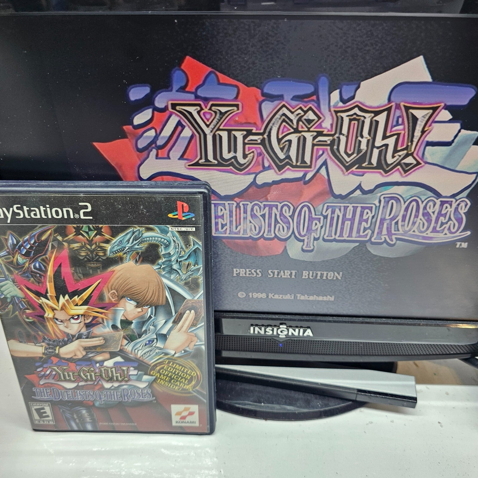 Yu-Gi-Oh! The Duelists of the Roses (PlayStation 2, 2003) Game Case Manual