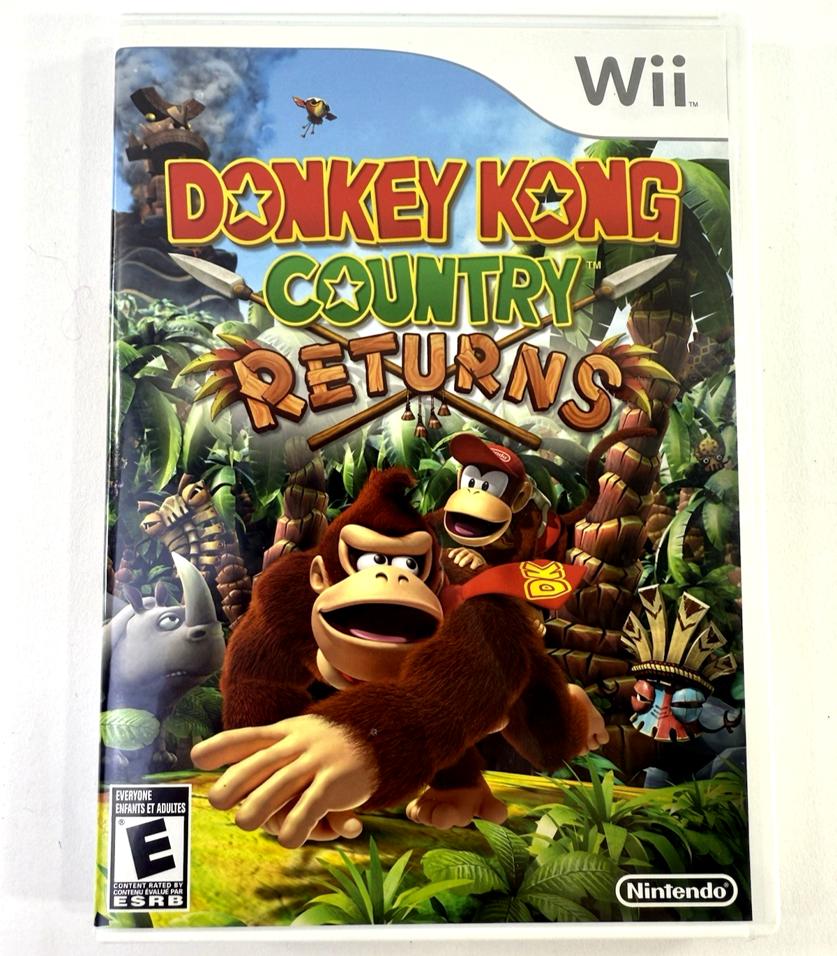 Donkey Kong Country Returns (Nintendo Wii, 2010) Game Case Manual - Tested