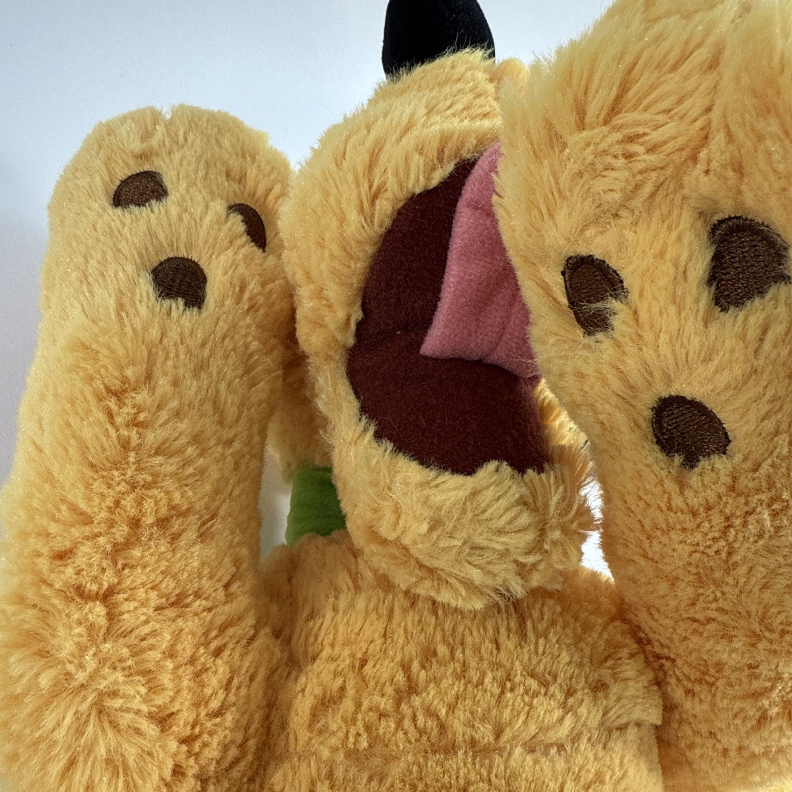 Disney Parks 20" Pluto Plush Laying Down Tongue Out