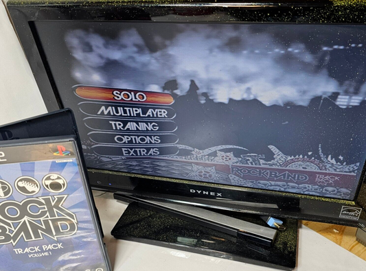 Rock Band: Track Pack Vol. 1  (PlayStation 2, 2008) Game Case Manual - Tested