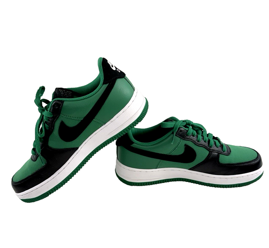 Nike Air Force 1 Low By You Custom DV3907-900 Green/Black US Women's 9 Shoes