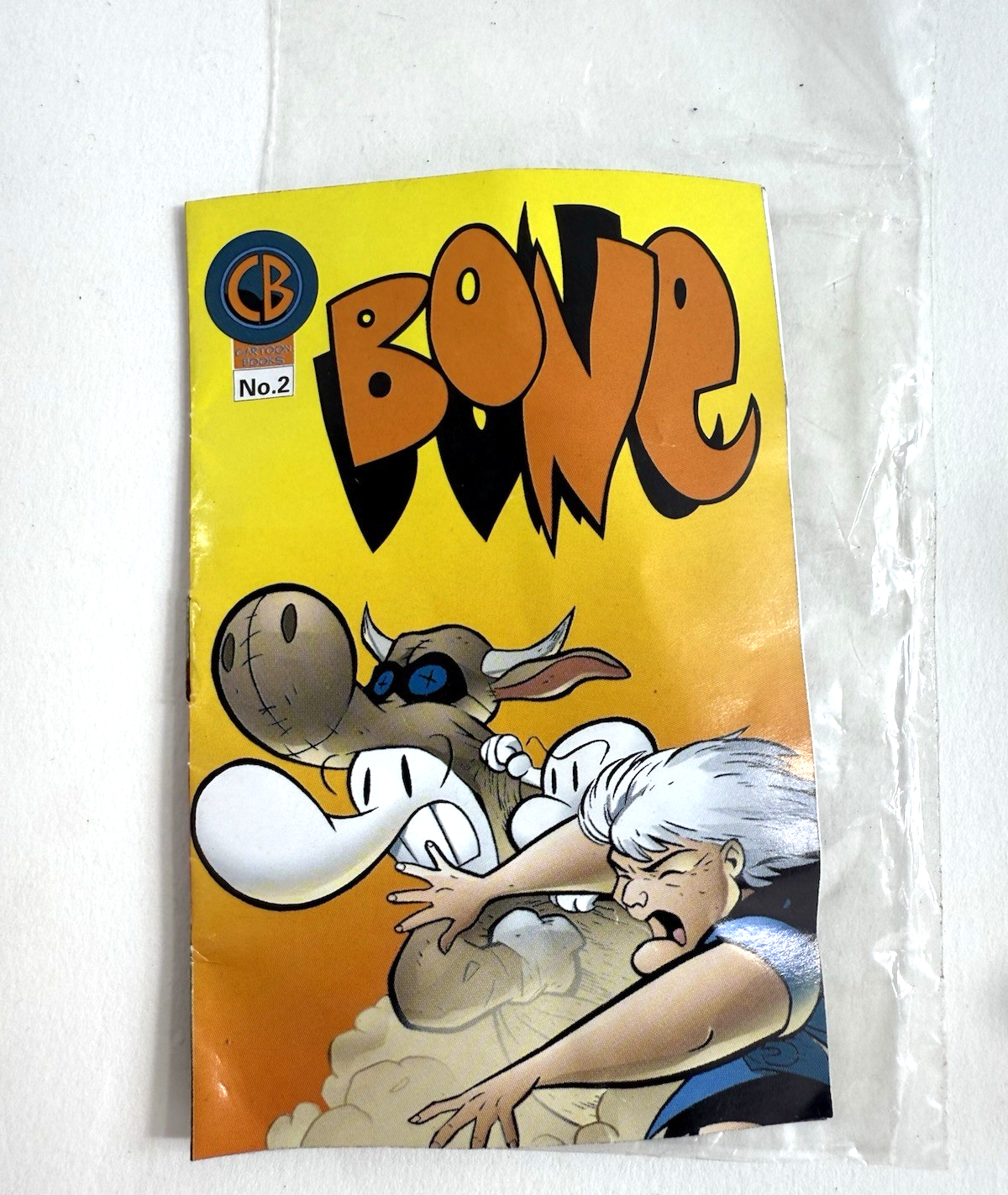 Bone 2000 Action Figure Series 2 Gran'ma Ben, Mystery Cow Suit and mini comic