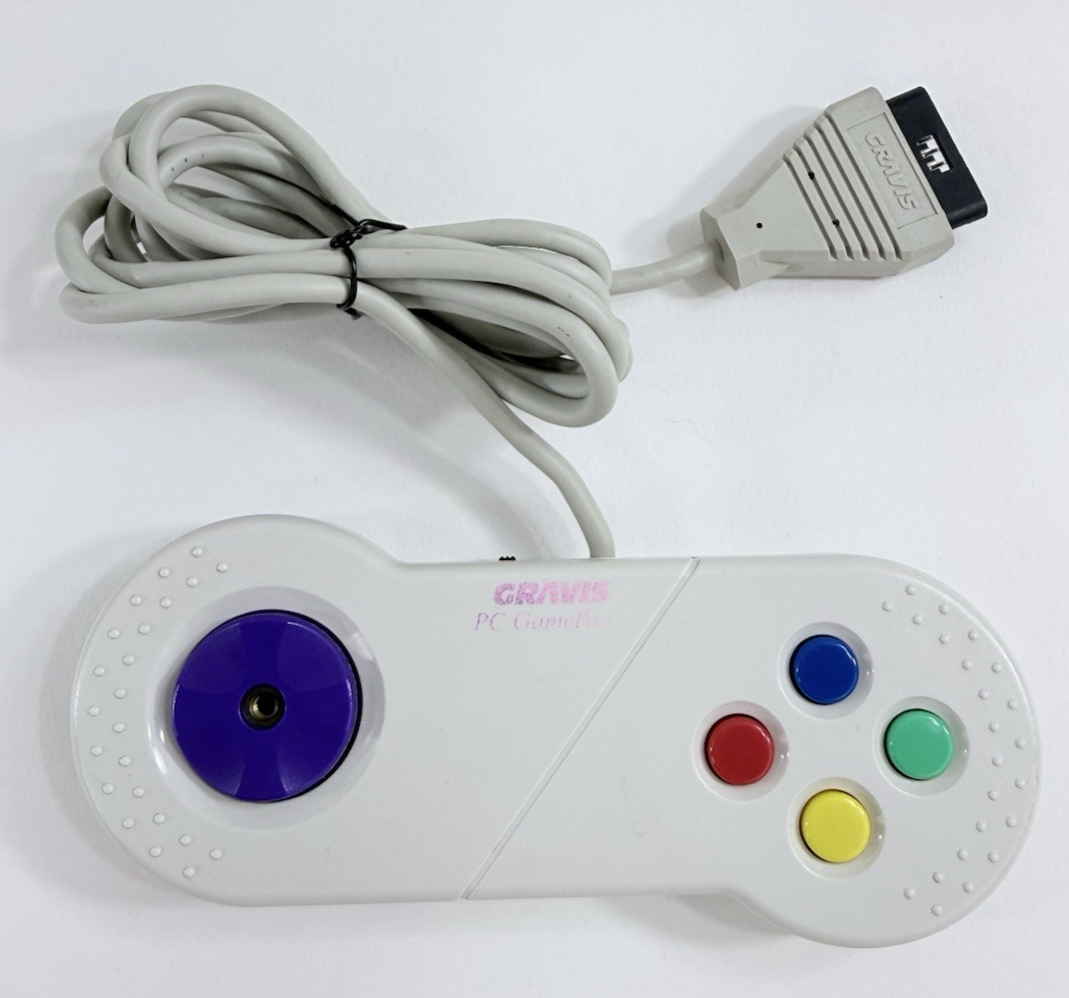 Gravis PC Gamepad 15-Pin Controller for Windows 95/98 - No Stick - Tested