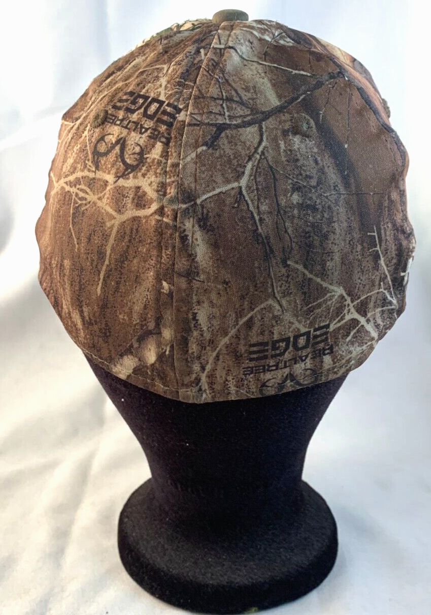  RealTree Edge Antler Logo Camouflage Cap Hat Stretch Fit Size S-M Camo