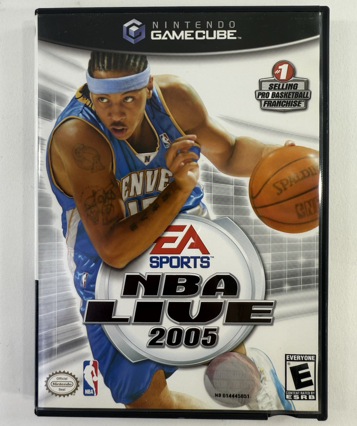 NBA Live 2005 (Nintendo GameCube, 2004) Game Case Manual Insert - Tested